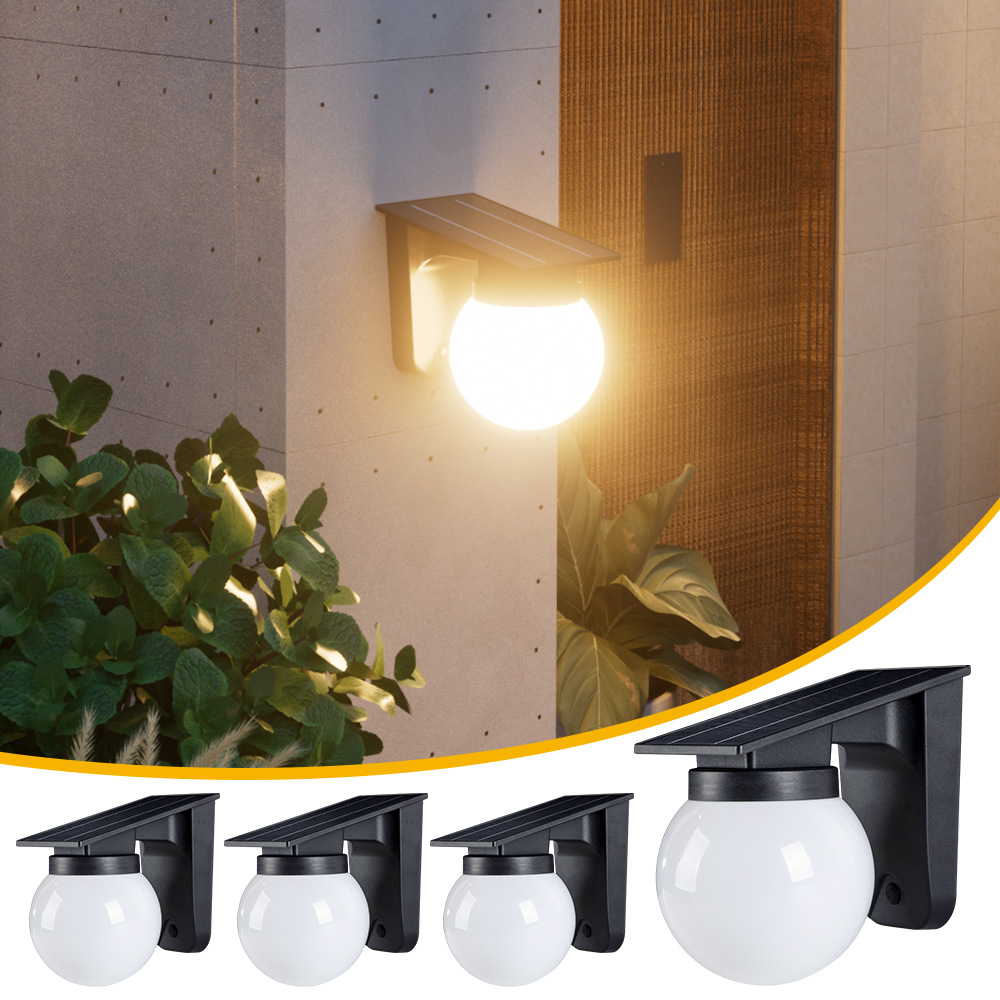 Solar Wall Sconce - Solar Sphere Wall Lights Outdoor IP65