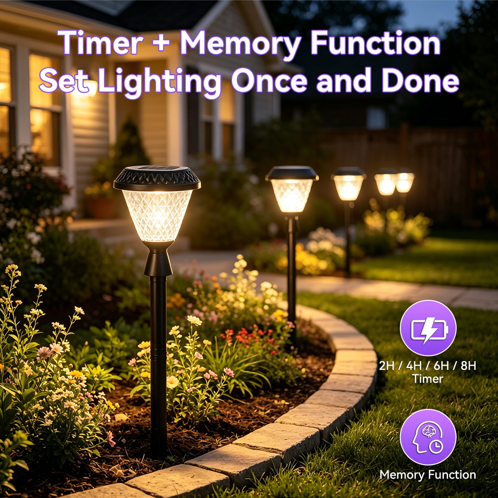 Outdoor Lighting Controller - Solar Post Cap Light IP65 Waterproof