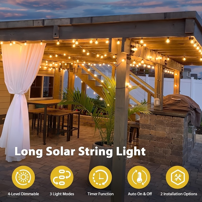 64FT G40 Solar Powered Dimmabl - Outdoor Lighting Controller recension och pris