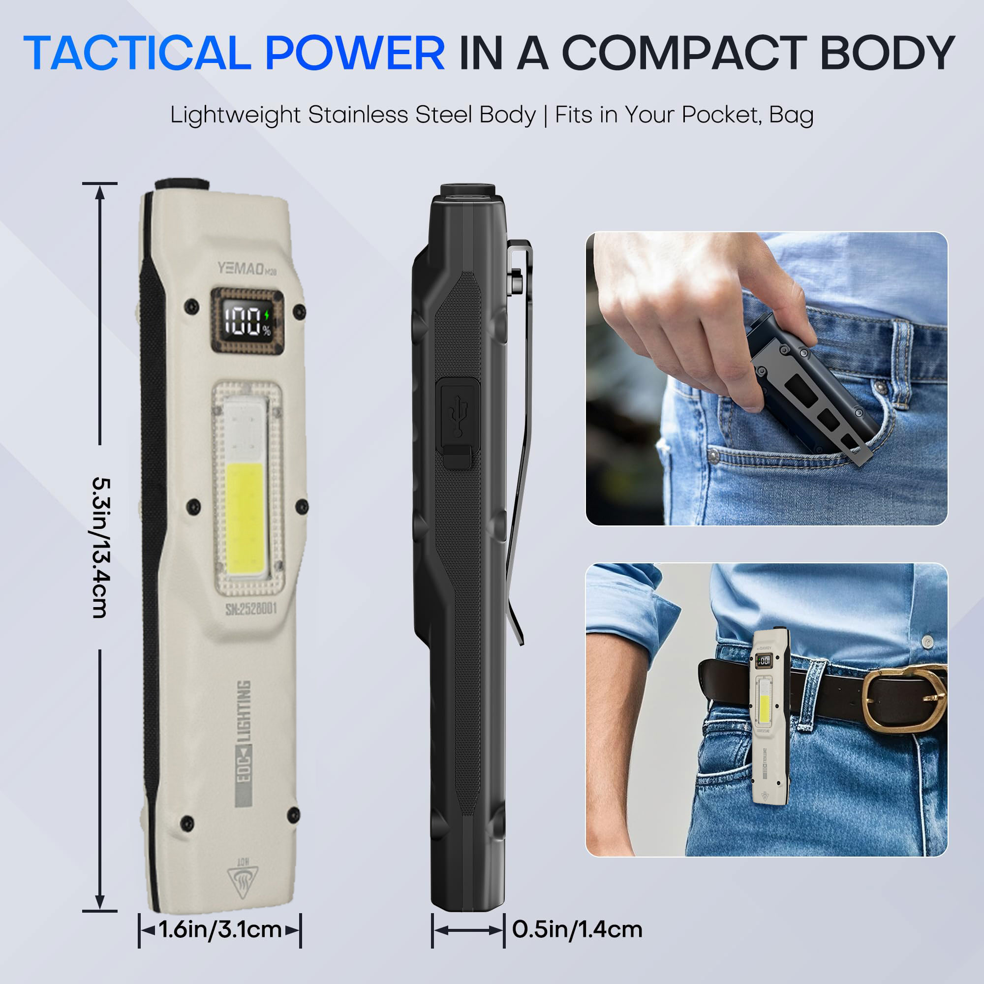 Portable 880LM YEMAO M28 Ultra - Outdoor Lighting Setup recension och pris