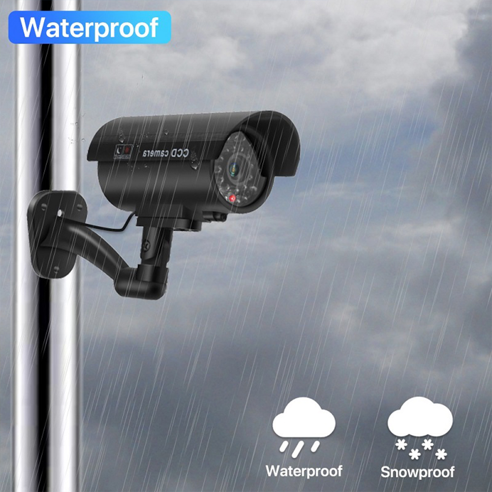 Solar Panel Dummy Surveillance - Outdoor Lighting Solar Panel recension och pris