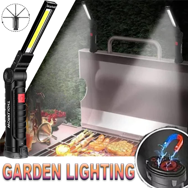 Portable LED Flashlight with M - Outdoor Lighting Setup recension och pris