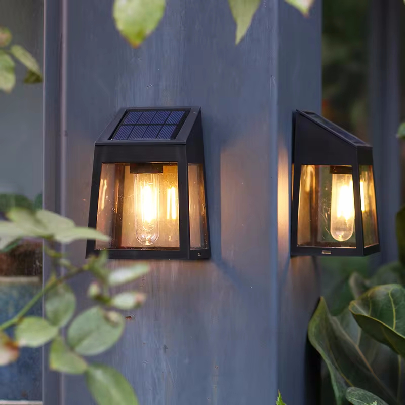 Solar Wall Light Outdoor Water - Solar Wall Sconce recension och pris