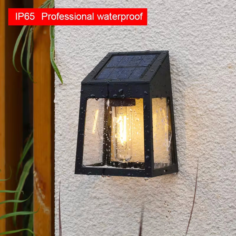 Solar Wall Light Outdoor Water - Solar Wall Sconce recension och pris