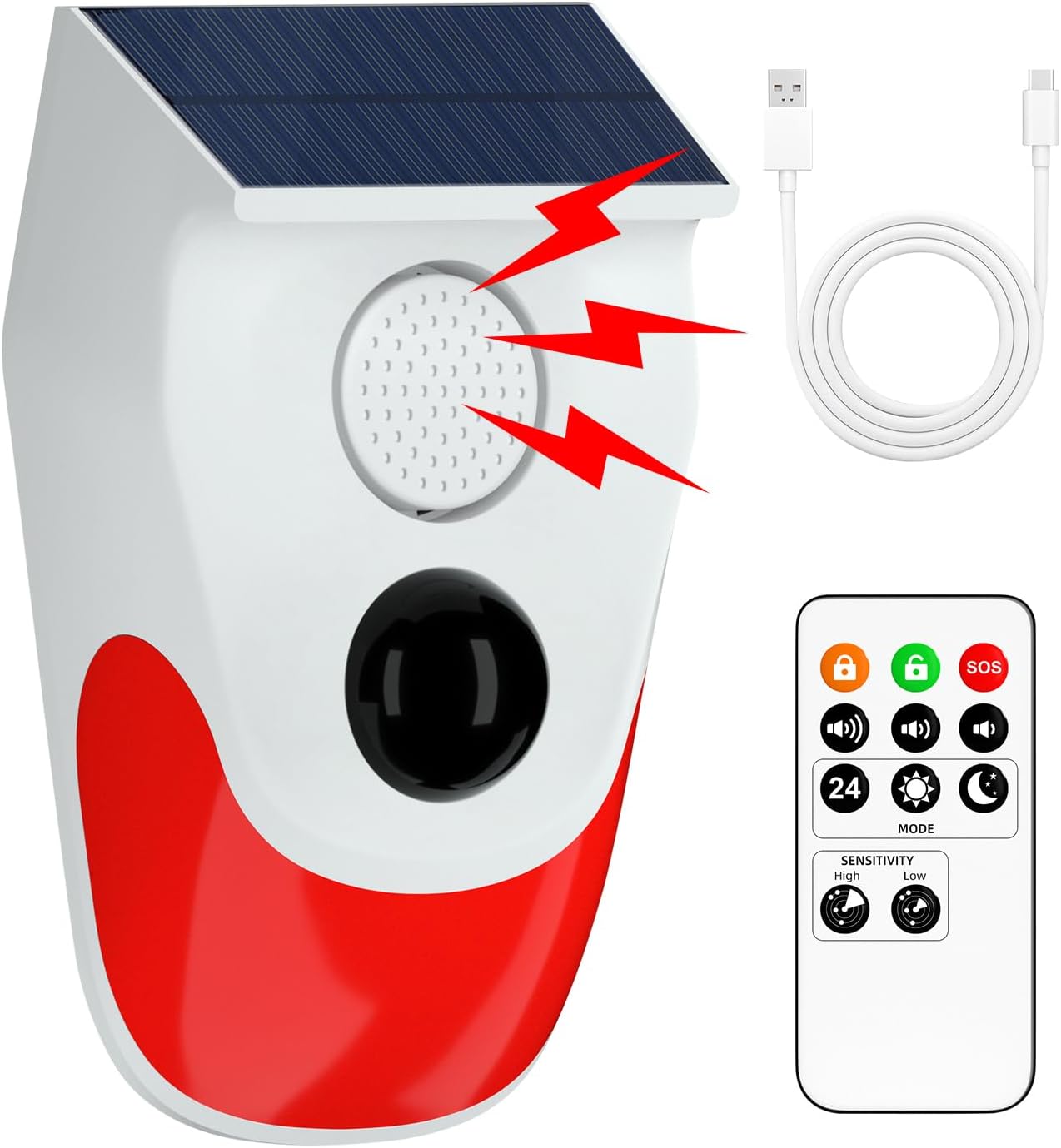 Solar Motion Sensor Outdoor Al - Solar Wall Sconce recension och pris