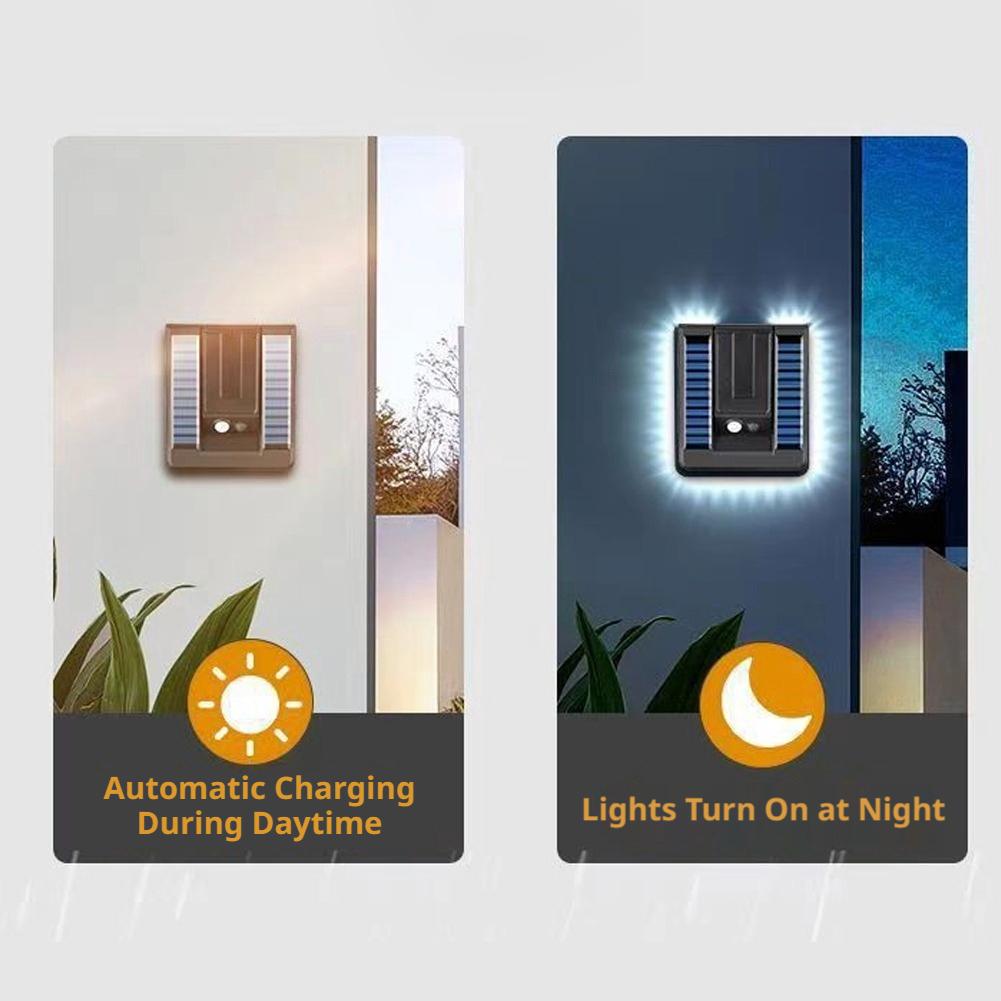 Foldable LED 120° Solar Light  - Solar Wall Sconce recension och pris
