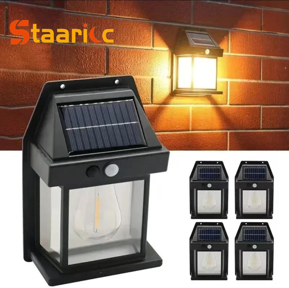 Outdoor Solar Tungsten Wall Li - Solar Wall Sconce recension och pris
