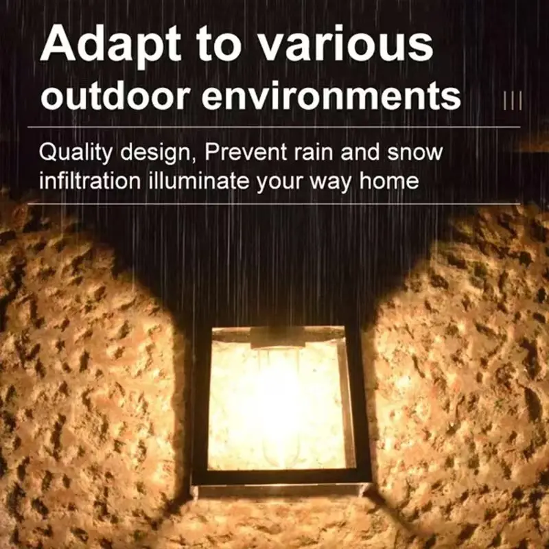 Outdoor Solar Tungsten Wall Li - Solar Wall Sconce recension och pris