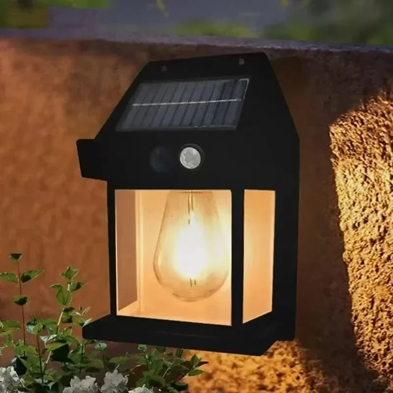 Outdoor Solar Tungsten Wall Li - Solar Wall Sconce recension och pris