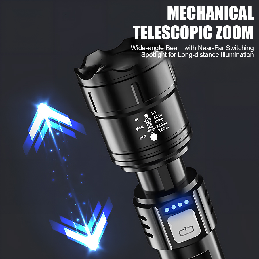 High Power P50 LED Flashlight  - Outdoor Lighting Setup recension och pris