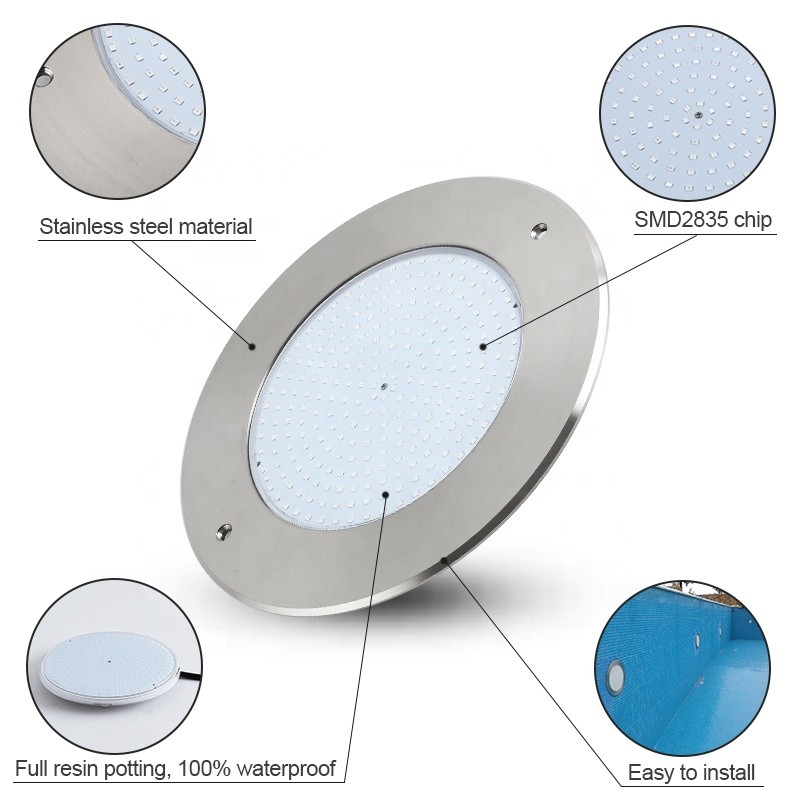 Ultra-Thin LED Swimming Pool L - Pond Light Submersible recension och pris