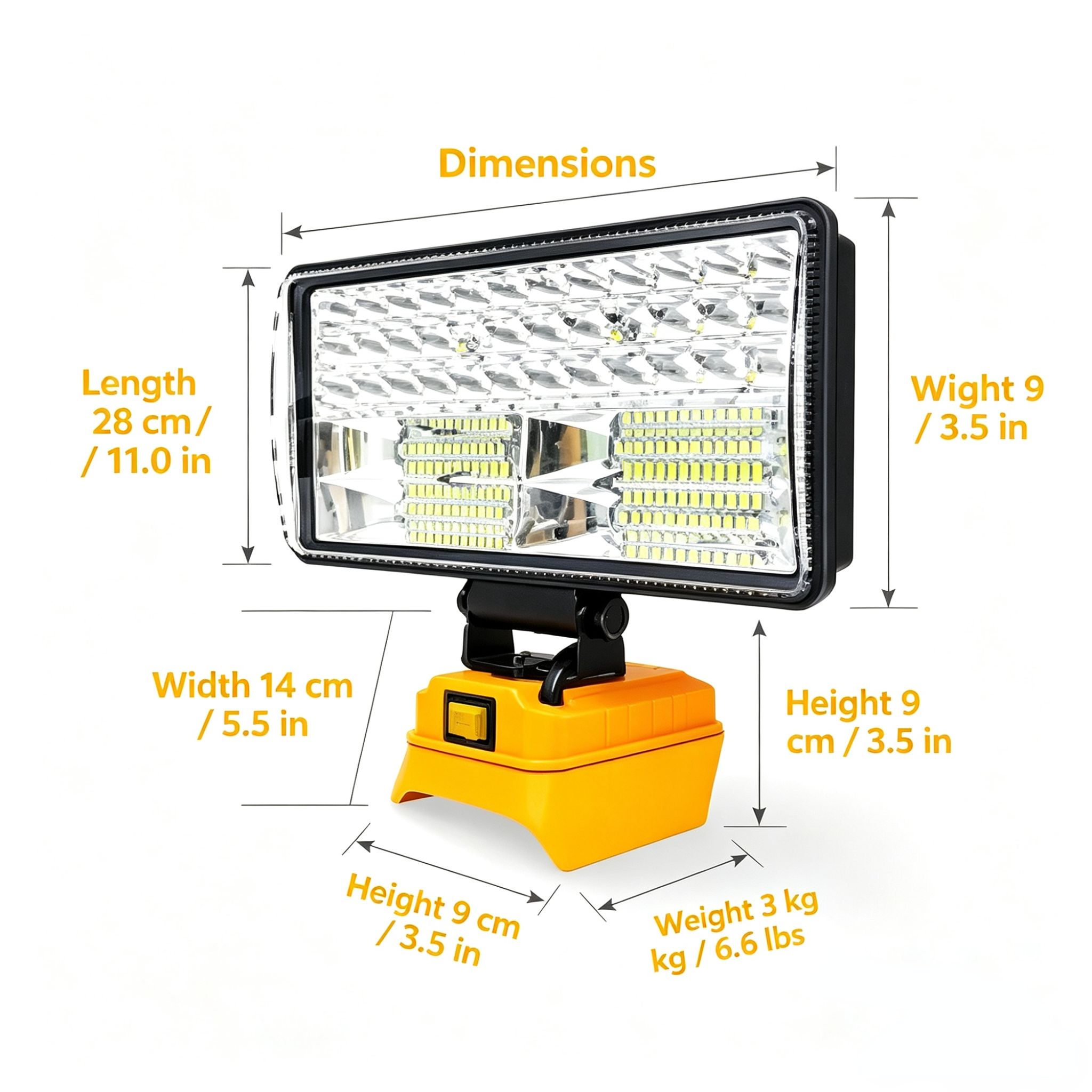 20V MAX LED Work Light For Dw  - Outdoor Lighting Jobs recension och pris