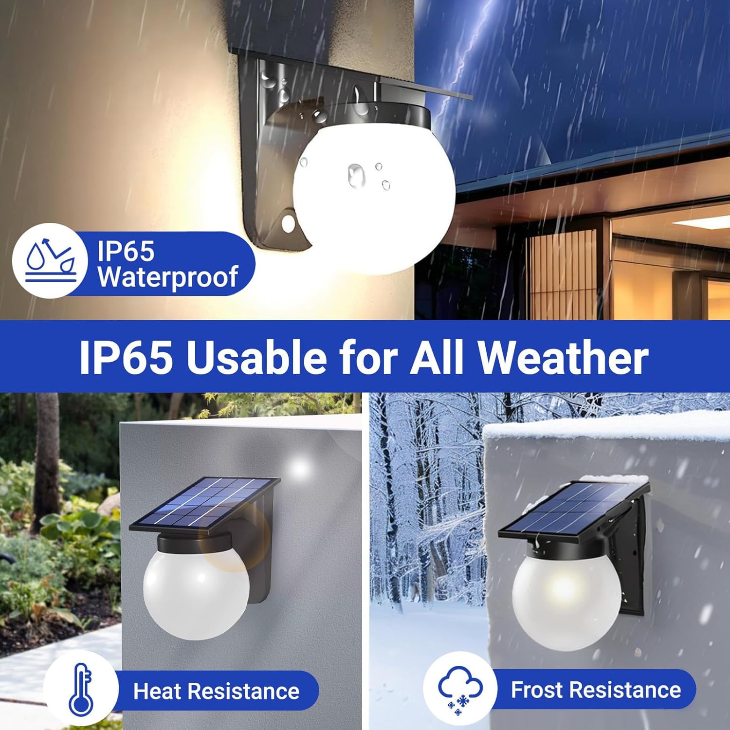 Solar Sphere Wall Lights Outdo - Solar Wall Sconce recension och pris