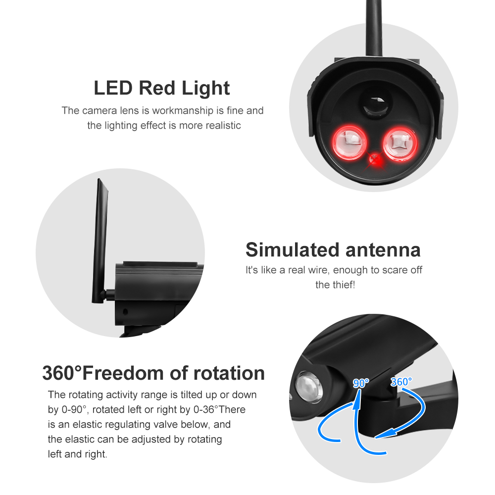 Outdoor Solar Simulation Camer - Outdoor Lighting Solar Panel recension och pris