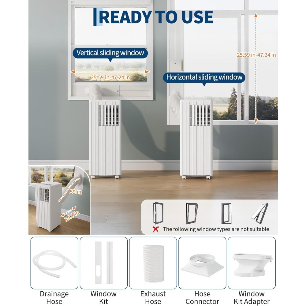 Garvee 3 in 1 Portable Air Con - Outdoor Lighting Controller recension och pris