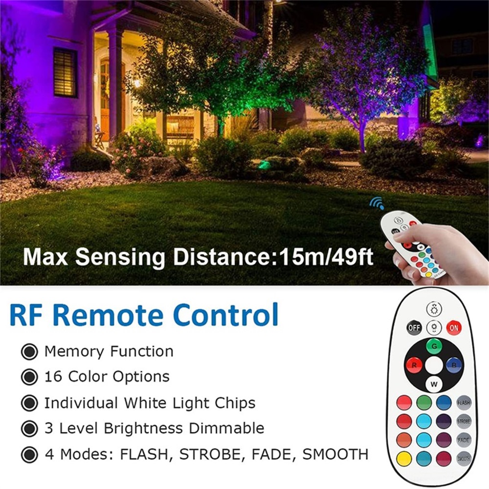 RGBW Landscape Lighting 10W wi - Outdoor Lighting Ip65 recension och pris