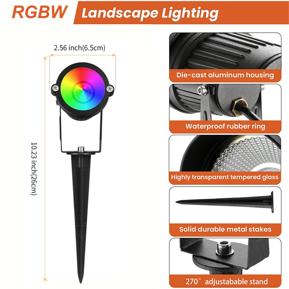 RGBW Landscape Lighting 10W wi - Outdoor Lighting Ip65 recension och pris