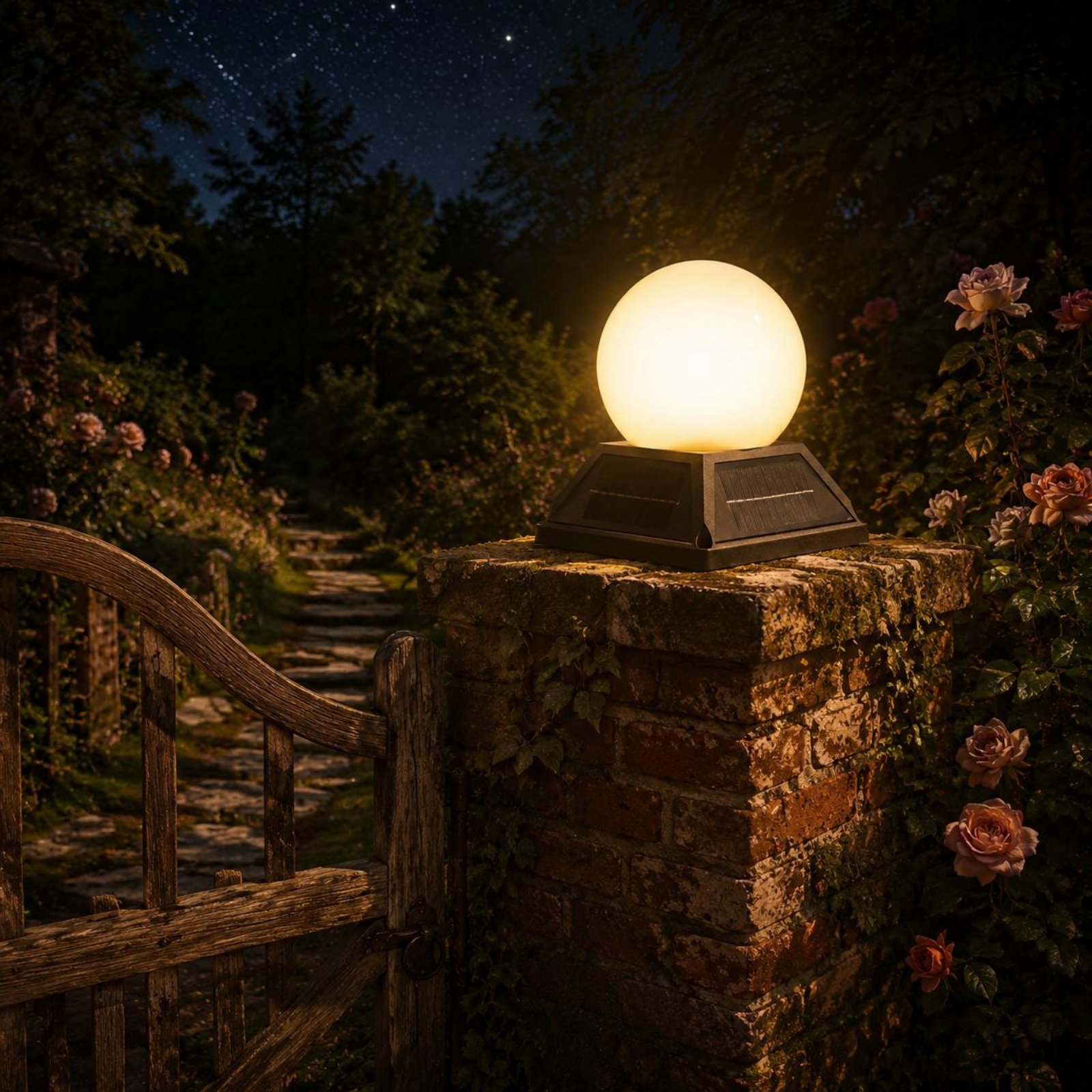 Solar Post Cap Light Wireless  - Outdoor Lighting Ip65 recension och pris