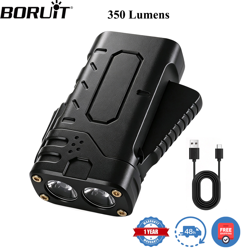 BORUIiT Hand Crank EDC LED Fla - Outdoor Lighting Setup recension och pris