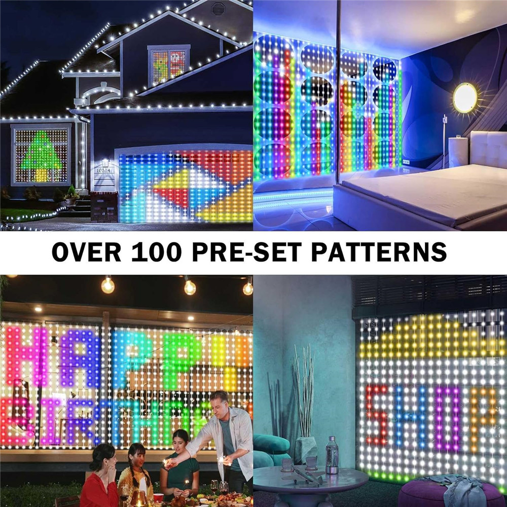 1/2PCS 400LED Curtain Lights L - Outdoor Lighting Controller recension och pris
