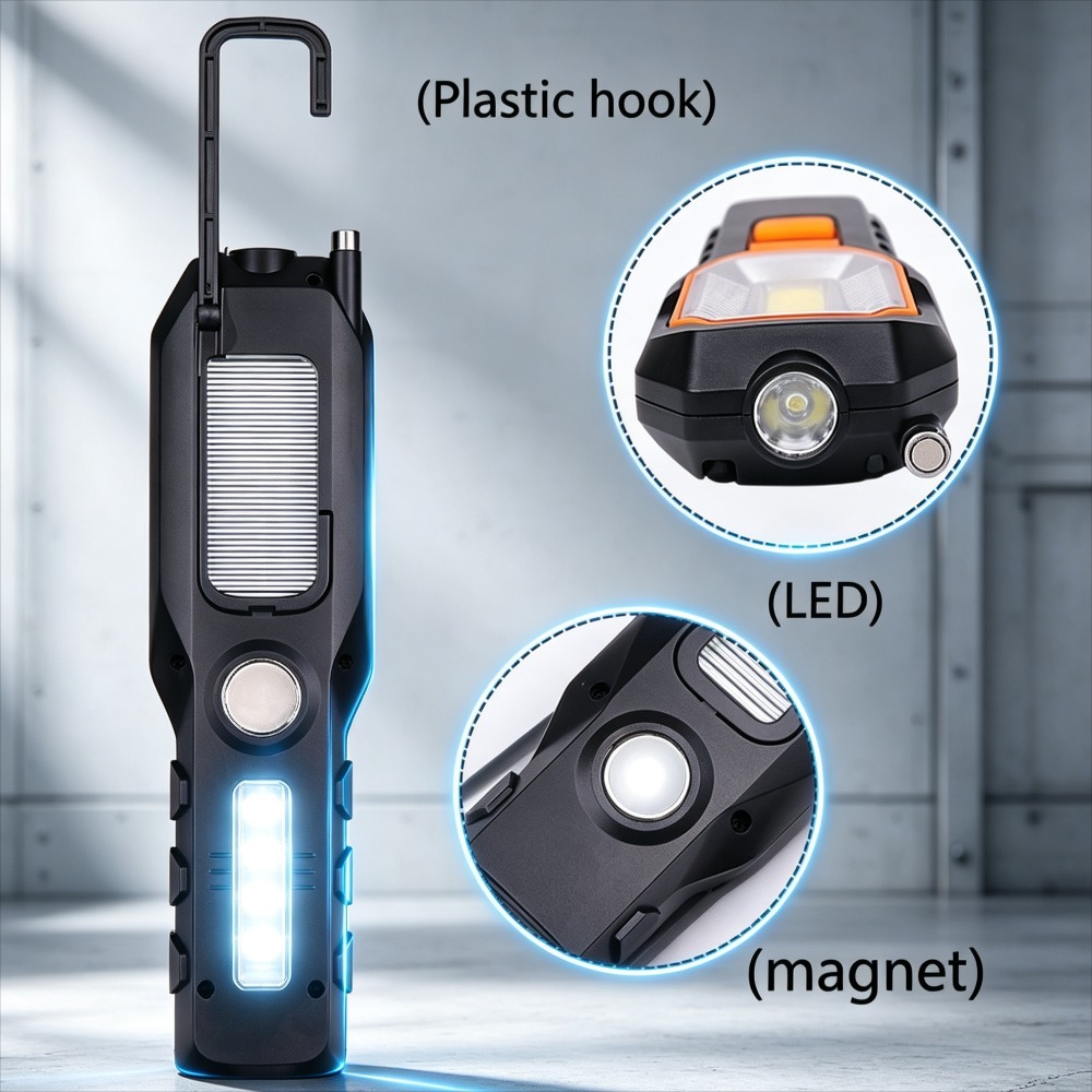 New LED Work Light Built‑in Ba - Outdoor Lighting Setup recension och pris
