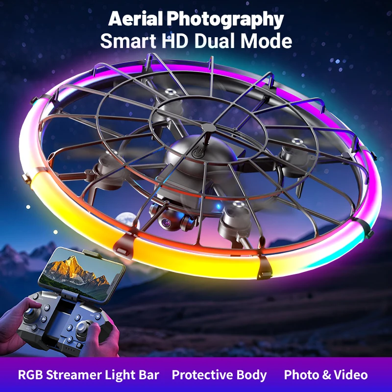 JJRC H145 UFO RC Drone with Du - Outdoor Lighting Controller recension och pris