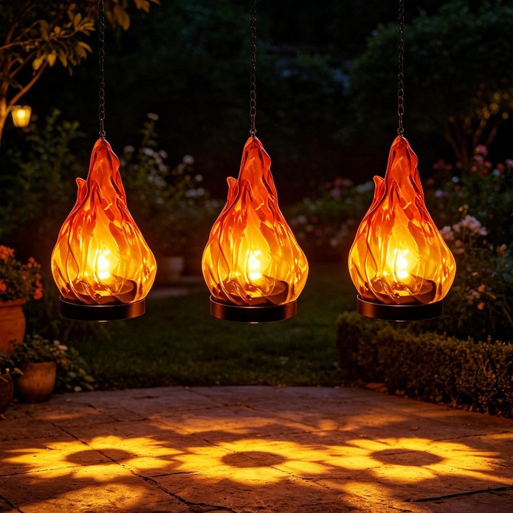 Solar Flame Hanging Lantern Li - Outdoor Lighting Ip65 recension och pris