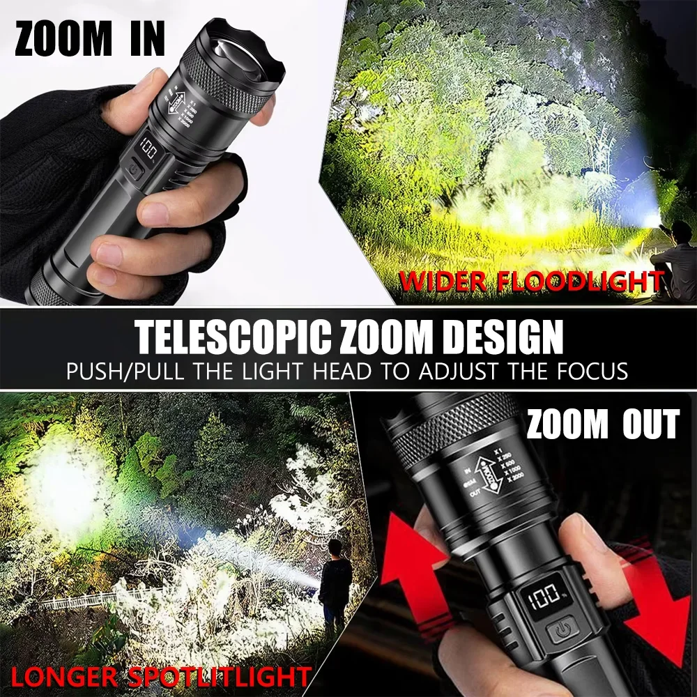 Rechargeable LED Flashlight Zo - Outdoor Lighting Ideas recension och pris