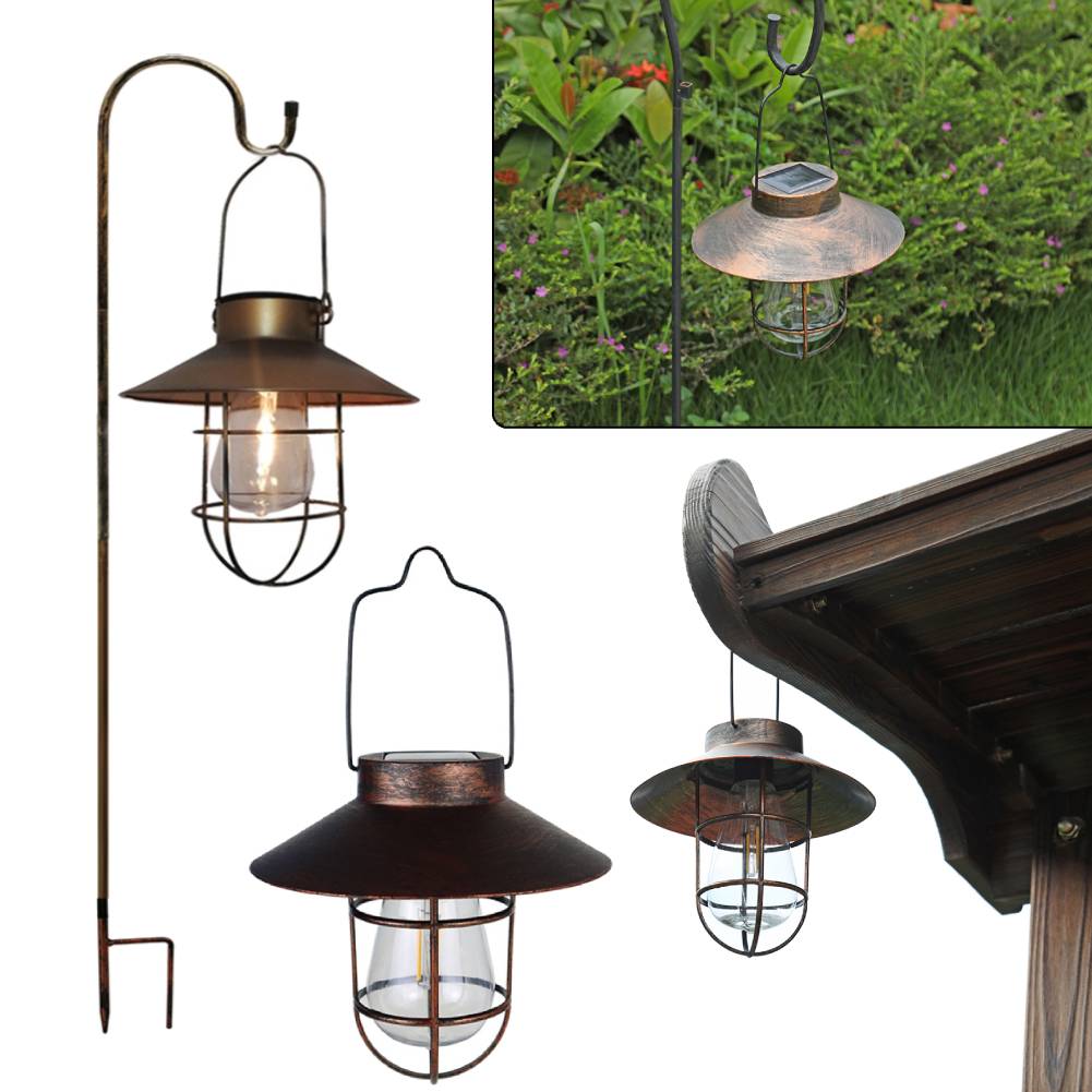 Solar Retro Camping Lantern Wa - Outdoor Lighting Chandelier recension och pris
