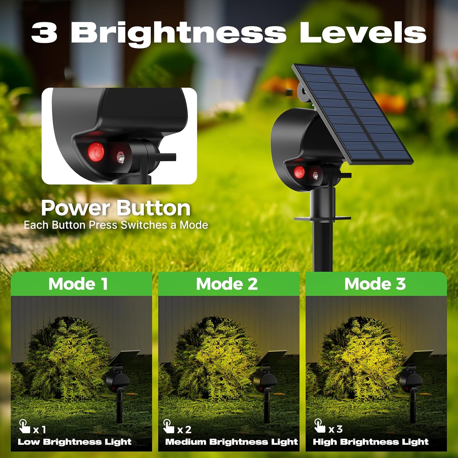 Outdoor Solar Spot Lights Wate - Outdoor Lighting Solar Panel recension och pris