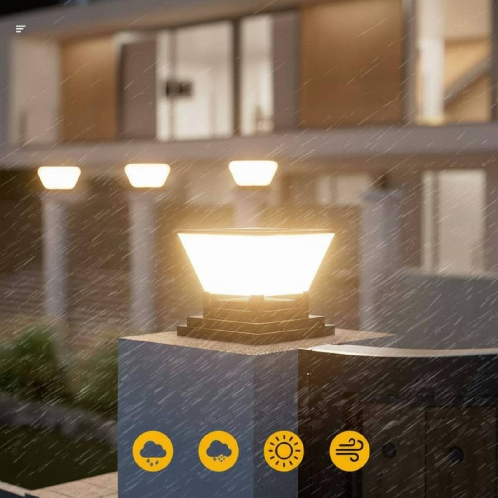 Solar Post Light Water Resista - Outdoor Lighting Ip65 recension och pris